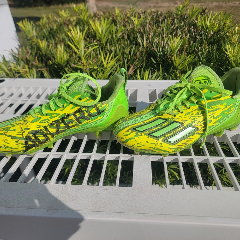 Adidas Adizero Neon Green Cleats
